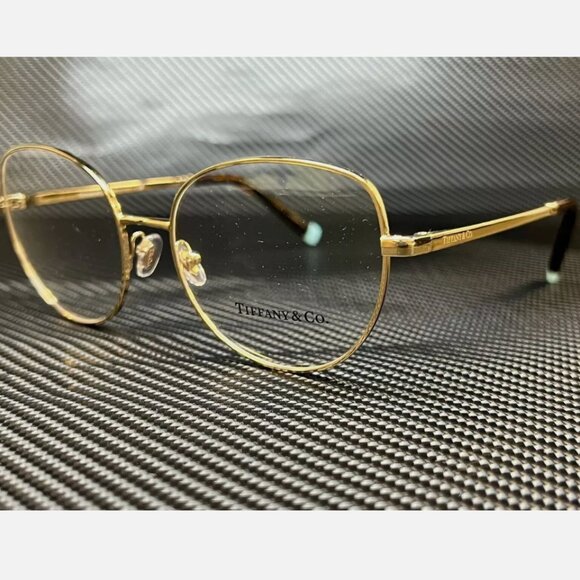 TIFFANY & co. Pale Gold Round Women's 51 mm Eyeglasses